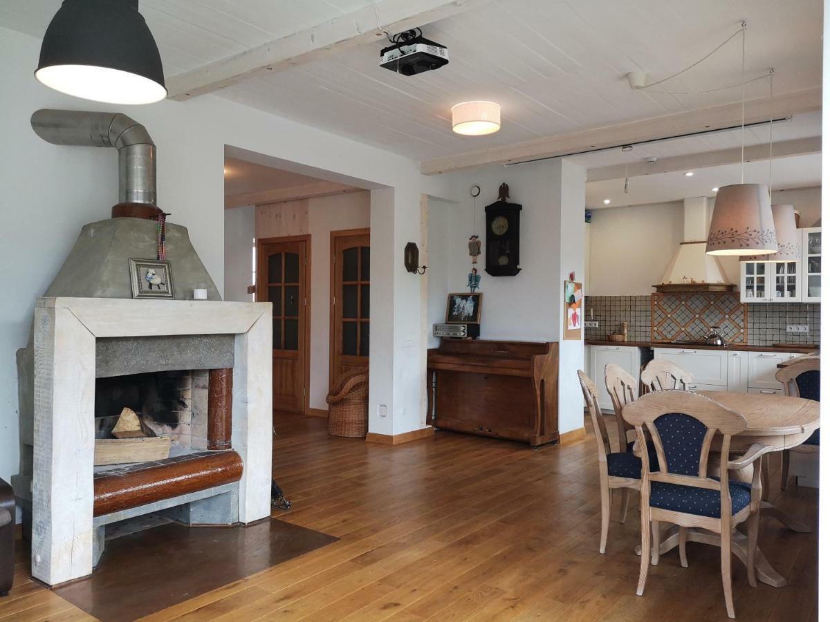 9 Min From Palanga! Luxury House On The River And Sauna Kretinga Ngoại thất bức ảnh