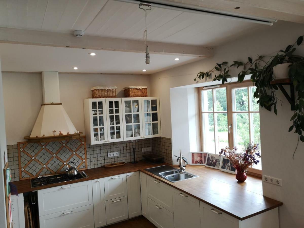 9 Min From Palanga! Luxury House On The River And Sauna Kretinga Ngoại thất bức ảnh