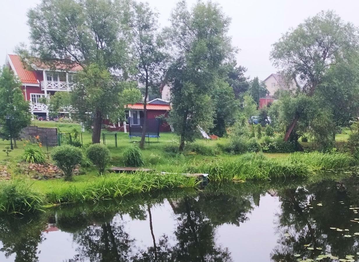 9 Min From Palanga! Luxury House On The River And Sauna Kretinga Ngoại thất bức ảnh